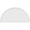 Ekena Millwork Half Round Smooth Architectural Grade PVC Pediment, 72"W x 36"H x 2"P PEDPS072X360HRO00 - alternate 4